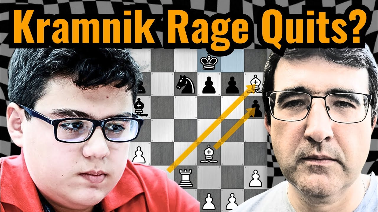 14-летний шахматный гений разгромил Крамника 8 раз! Он не перестаёт жертвовать!