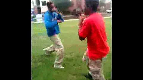Boy gets smacked!!!!