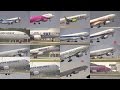16/12/10 那覇空港 飛行機の離陸シーン Take off Scene of Various Airliner at Naha Airport, ROAH