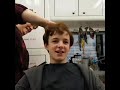 Asoue klausing up  making klaus baudelaires hair behind scenes