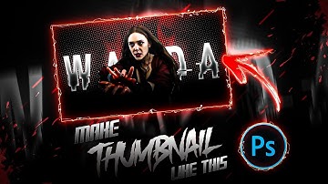 How to make EFX thumbnail in Ps touch | Velocity Video thumbnail | PixelLab | Lightroom | 2023