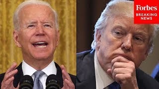 White House Asked Point Blank About President Biden’s Thoughts On Trump’s Indictment