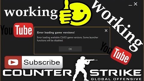 CS GO error loading game version  FIXED 99.9%😀😀