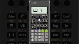 fx300ES+2 Solving for x Using A Table of Values screenshot 3