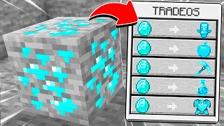 ¡PUEDO TRADEAR con TODOS los BLOQUES de Minecraft!