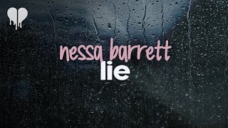 nessa barrett - lie (lyrics)