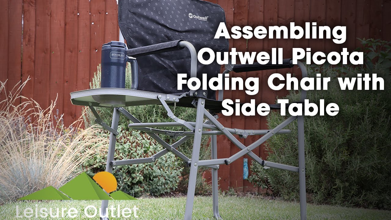 Outwell Picota Folding Chair with Side 