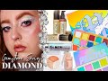 DIAMOND HALO EYE TUTORIAL | PASTEL RAINBOW &amp; LOTS OF JEWELS! GEMSTONE MAKEUP SERIES | KYRIELLELARA