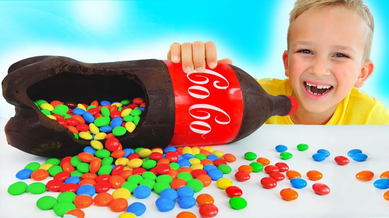 Vlad and Niki Chocolate  Soda Challenge and more funny stories for kids