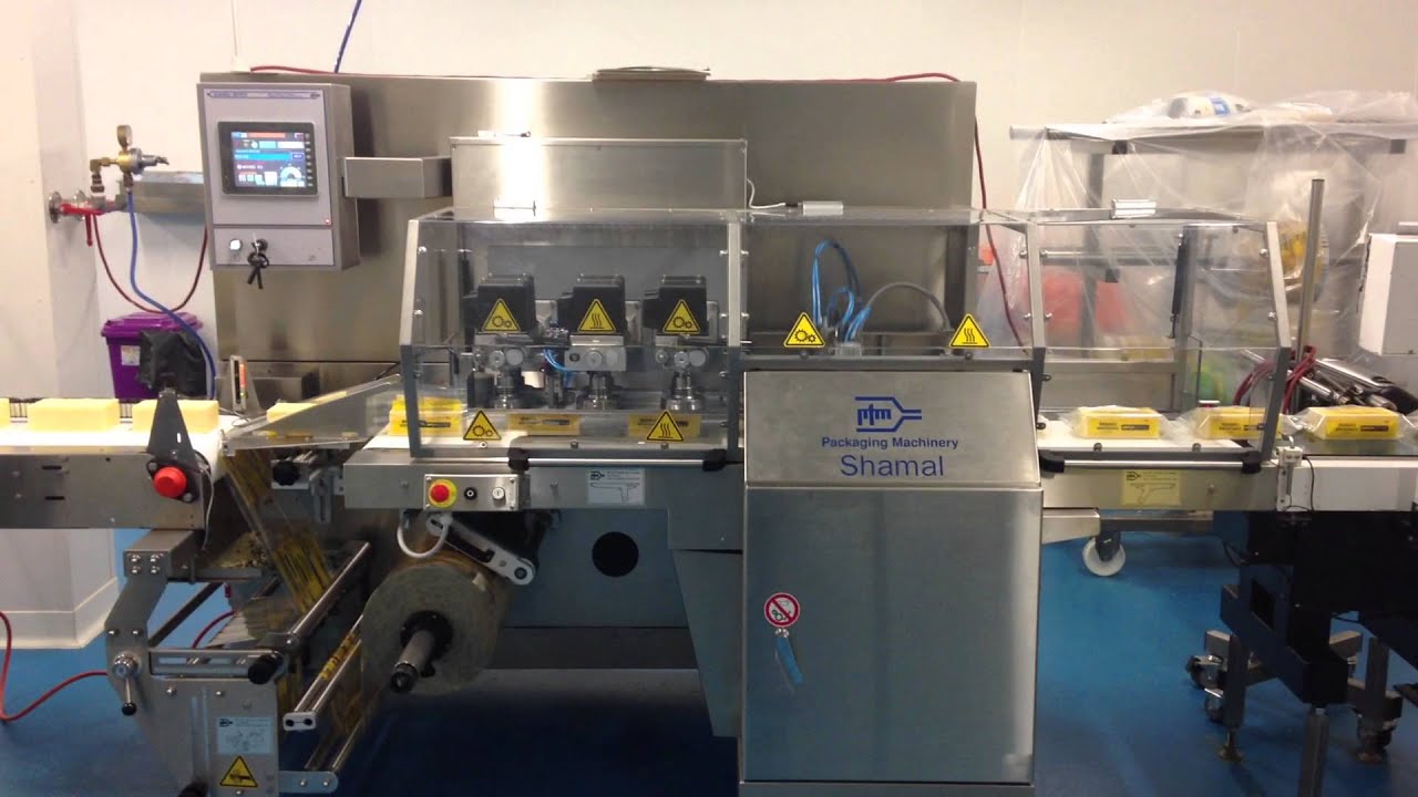Emrich - PFM Shamal Inverted Flow Wrapper - 1kg Cheddar Cheese - YouTube
