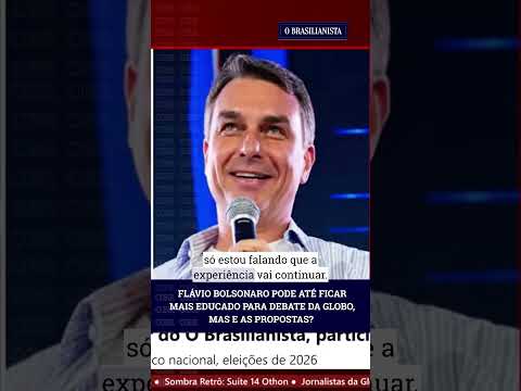 Flávio pode até ficar mais educado para debate da Globo, mas e as propostas?
