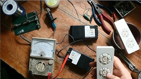 Sửa quạt trần invverter.Chỉ hỏng điều khiển thôi nhưng không có cái hỏng này thì bó tay!