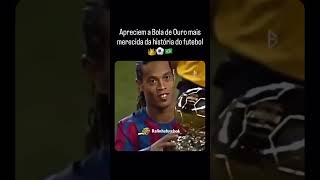 Bola de ouro,Ronaldinho gaúcho!🫨#ronaldinho #gold #futebol #loucosporfutebol #futparodia #futbol