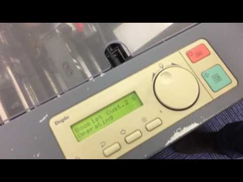 Duplo DBM-120 And Trimmer Format Change