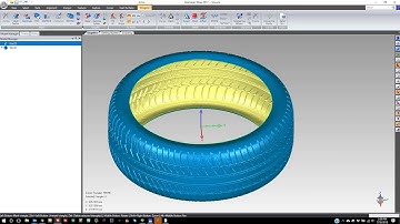 Geomagic Wrap Unroll Tire