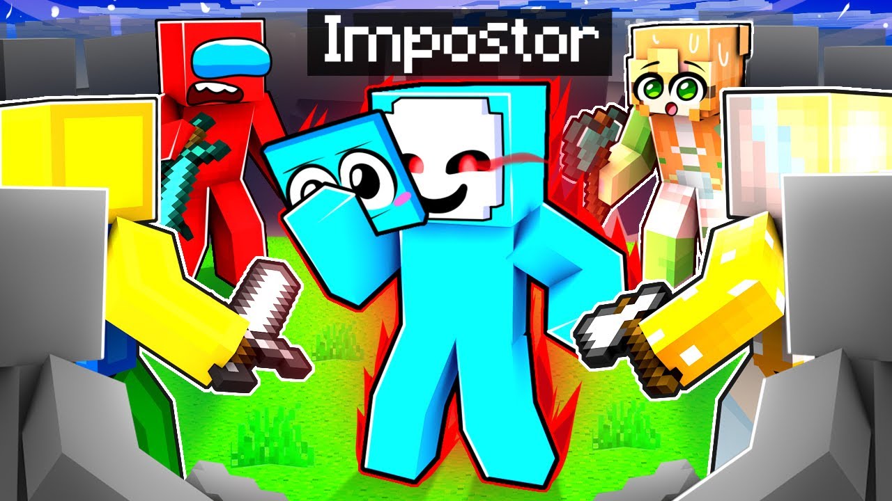 Cazadores VS Awita IMPOSTOR en Minecraft!
