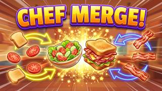 Chef Merge 3D: Cooking Puzzle Mobile Game | Gameplay Android screenshot 1