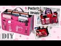 DIY ORGANIZER BAG IDEA // Adorable Storage Travel Zipper Pouch Bag Tutorial Very Easy Maki