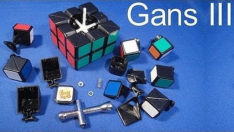 Gans III speedcube assembly tutorial & demo, revolutionary octopus core, new Rubik