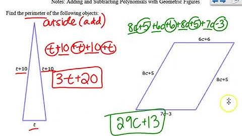 Perimeter with Polynomials