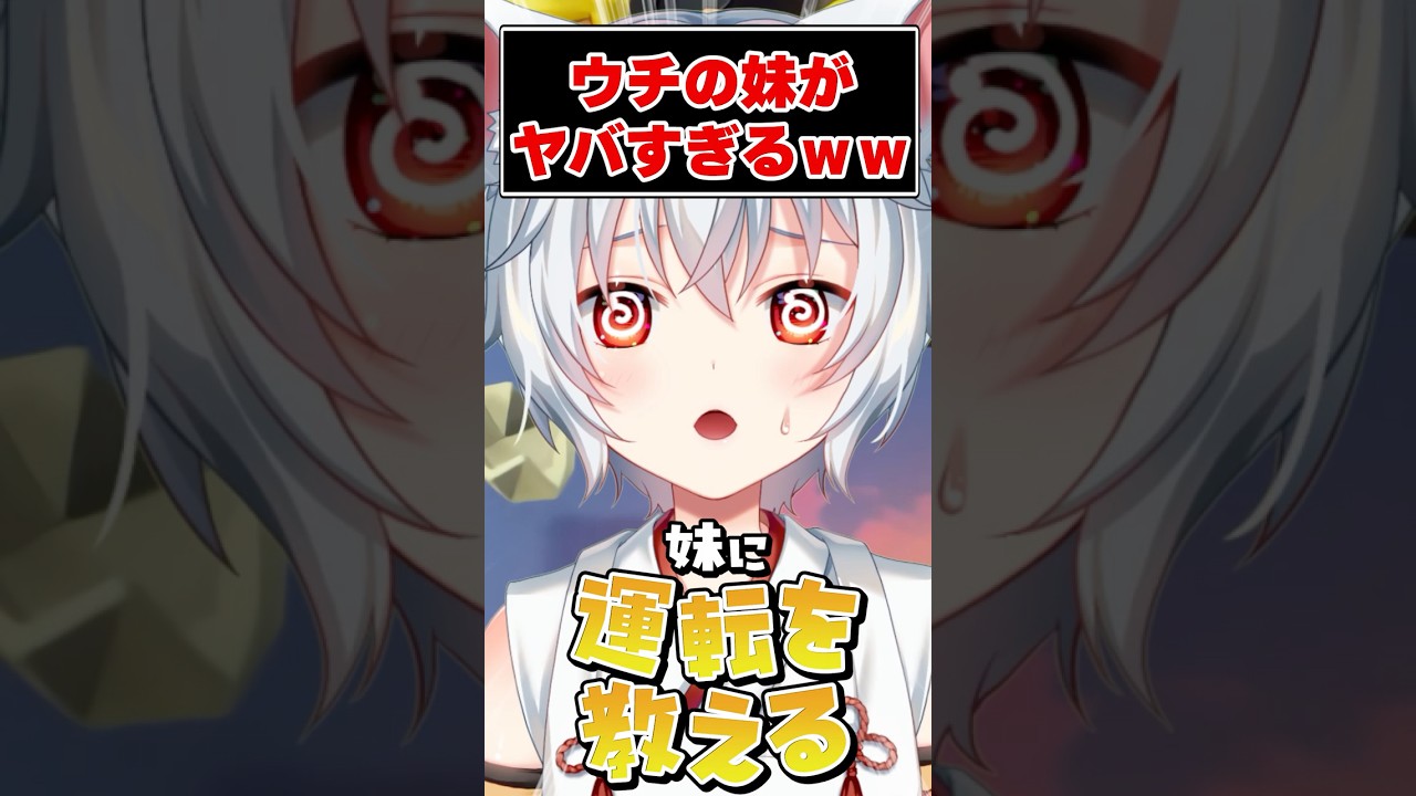 よそに比べてウチの妹がヤバすぎるんだが……【妹に運転を教える】