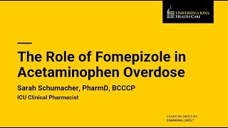 Famous The Role of Fomepizole in Acetaminophen Overdose Profile
