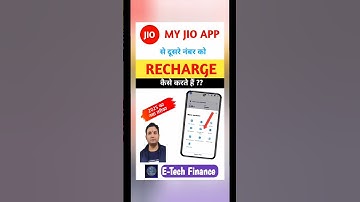 Jio App Se Dusre Ka Recharge Kaise Kare | My Jio App Se Dusre Number Par Recharge Kaise Kare