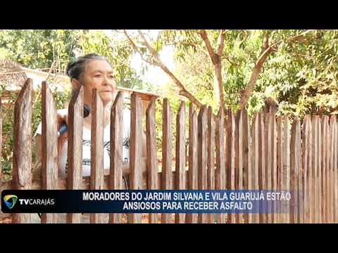 Moradores do jardim Silvana e Vila Guarujá estão ansiosos para receber asfalto