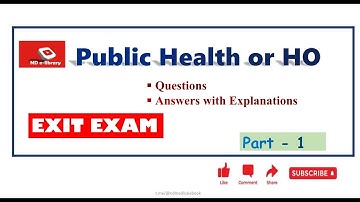 Public Health Exit Exam of Ethiopia || HO Exit Exam of Ethiopia || Exit Exam || CoC Exam of 2016