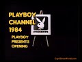 Playboy channel  1984   playboy presents opening