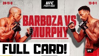 UFC Fight Night Barboza vs Murphy Predictions & Full Card Breakdown - UFC Vegas 92 Betting Tips