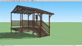 Freestanding Deck for Manufactured Home