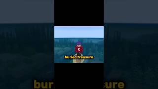 SECRET BURIED TREASURE TRICK🤫?!#minecraft #minecraftmalayalam #minecraftshorts #minecraftfacts