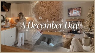 A DECEMBER DAY | baking gingerbread cookies, christmas activities & a cozy evening 🌟