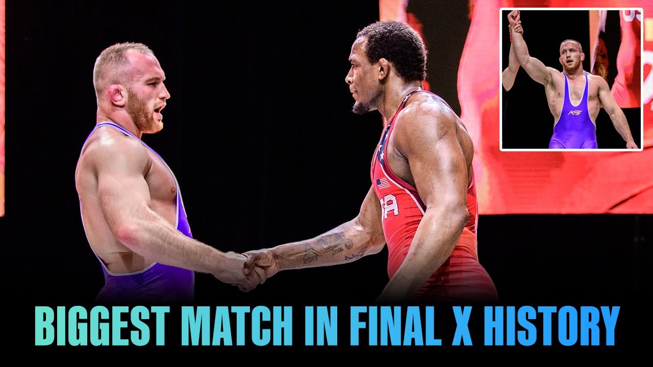 The Biggest Match In Final X History Kyle Snyder vs J'den Cox YouTube