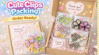 asmr packing order real time // small business, no talking #18