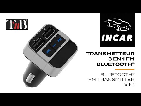 TNB Transmetteur FM bluetooth 3 en 1 pour voiture - FMCT07 pas cher 
