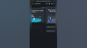 Win 1BNB. Binance 6YA Blockchain Builder Quiz Answers #binance #quiz