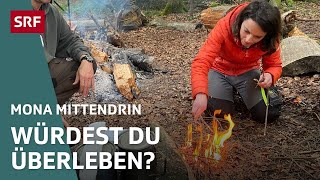 Drei Tage Survival Camp – Wie überleben in der Natur? | Mona mittendrin 2022 | SRF Dok