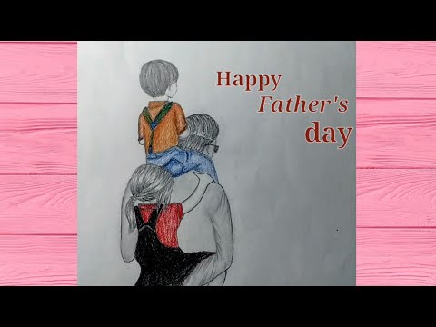 أفكار رسم عيد الأب كيفية رسم يوم الأب رسم بالقلم الرصاص mp3
