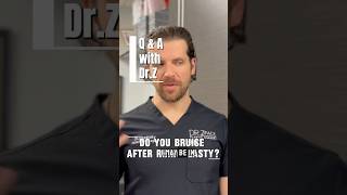 Bruising after plastic surgery, after rhinoplasty is always a little different