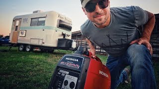 Can a Honda Generator Run The AC? ⚡ RV Living & Van Life // Honda EU2200 & EU2000 Inverter Generator