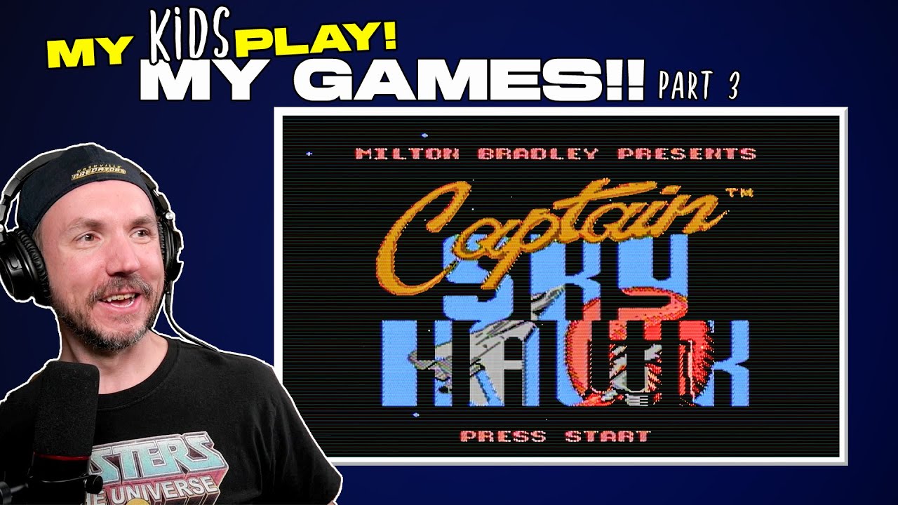 My Kids Play NES Games for the First Time! | Captain Skyhawk edition ...