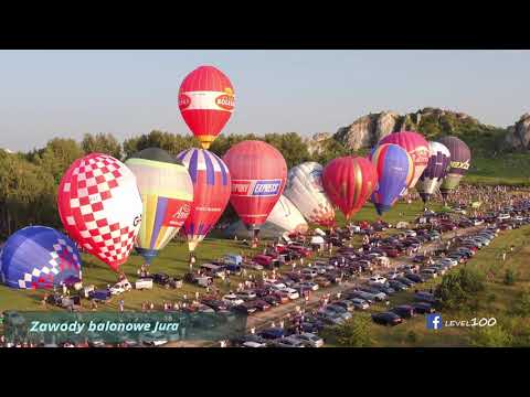 Wideo: Balony Na Ogrzane Powietrze Na Niebie - Zawody Balonowe W Velikiye Luki