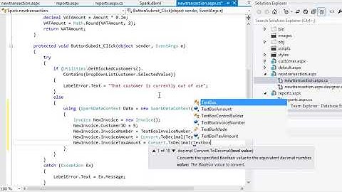 ASP.NET 4.5 Essential Skills Lesson 10-8: Insert database records using LINQ