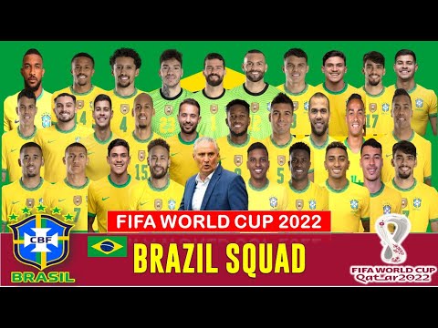 RESMI !!! Skuad TIMNAS BRAZIL Di Piala Dunia 2022 - Fifa World Cup 2022 ~BRAZIL SQUAD 2022/2023