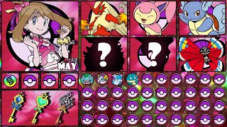 MAY POKEMON TEAM (IF SHE TRAVEL TO KALOS REGION)