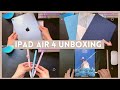 Apple iPad Air 4 & accessories unboxing (no talking)| note-taking, playing games, drawing