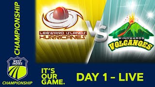 🔴 LIVE Leeward Islands v Windward Islands - Day 1 | West Indies Championship 2024 | Weds 17th April