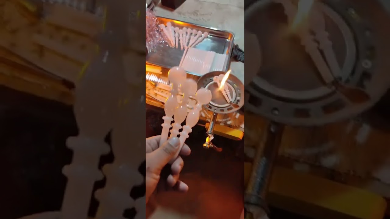 Glass oil burner pipe